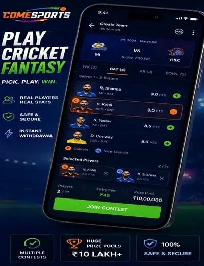 Panel Chart (panel chart) fantasy cricket & matchday visual 2